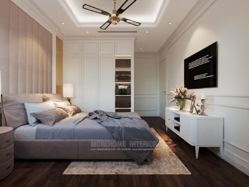 Thiết kế nội thất phòng ngủ chung cư ấn tượng và tinh tế Nội thất chung cư đẹp