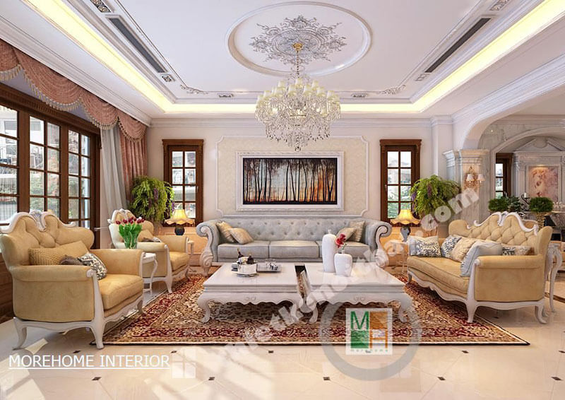 Sofa tân cổ điển Sofa tân cổ điển