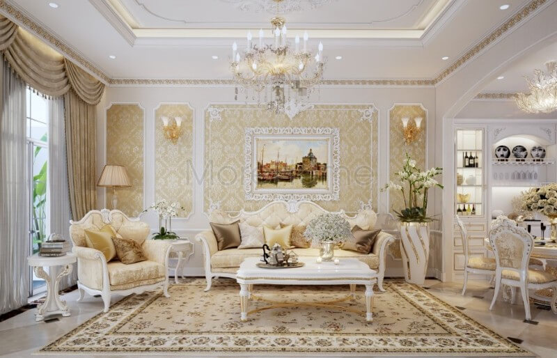 Sofa tân cổ điển Sofa tân cổ điển