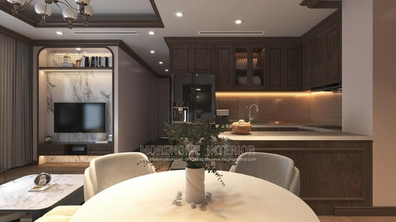 Nội thất phòng bếp chung cư tiện nghi phù hợp với mọi gia đình Thiết kế phòng bếp, tủ bếp đẹp