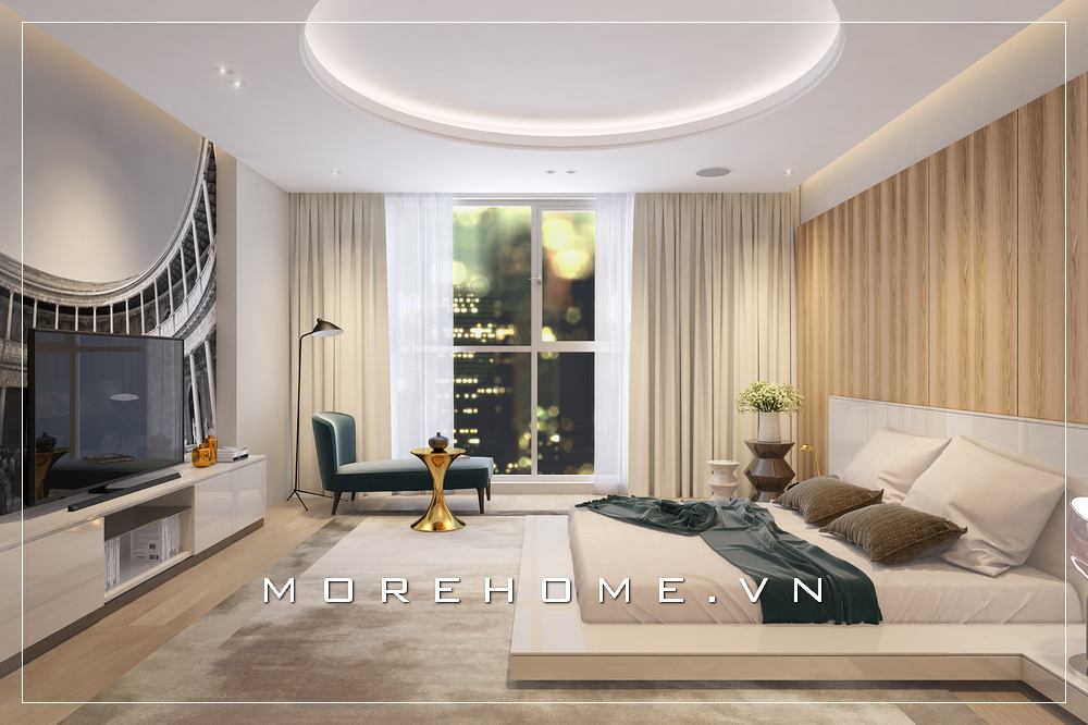 Ngắm nhìn các mẫu giường ngủ chung cư gỗ công nghiệp đầy cuốn hút