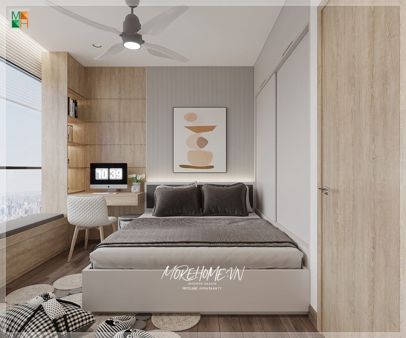 Cửa gỗ công nghiệp được thiết kế đơn giản nhưng tiện nghi và an toàn khi sử dụng.